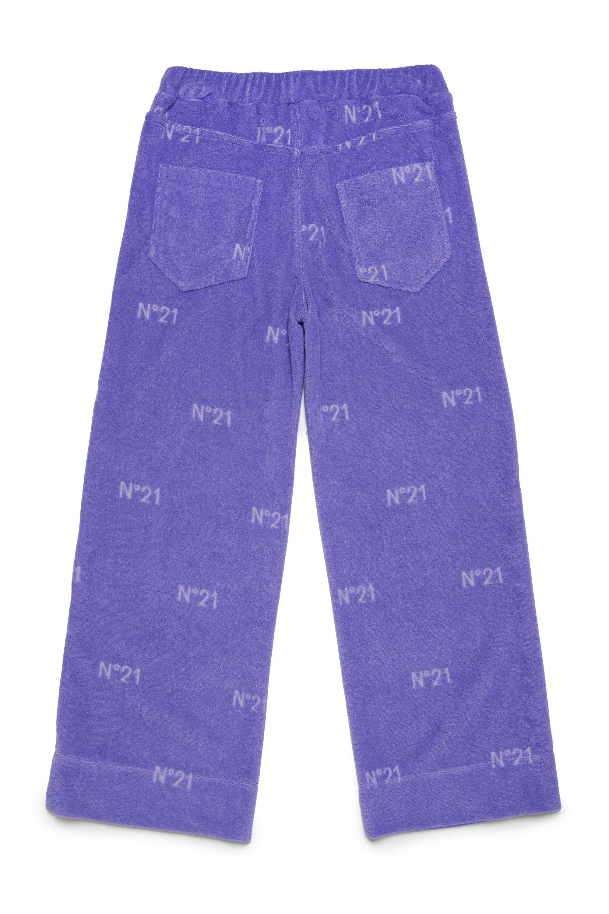 Pantalones de rizo con logotipo integral