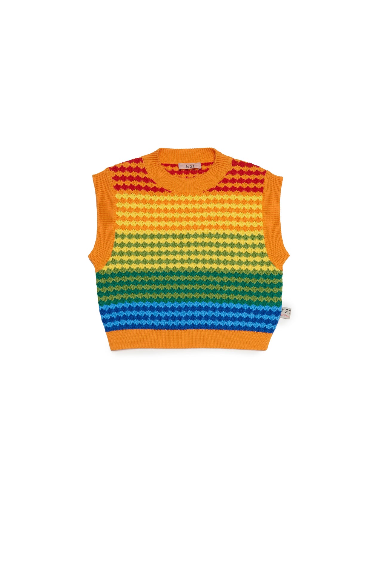 Gilet in maglia Rainbow Crochet 