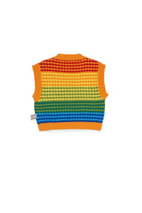 Gilet in maglia Rainbow Crochet