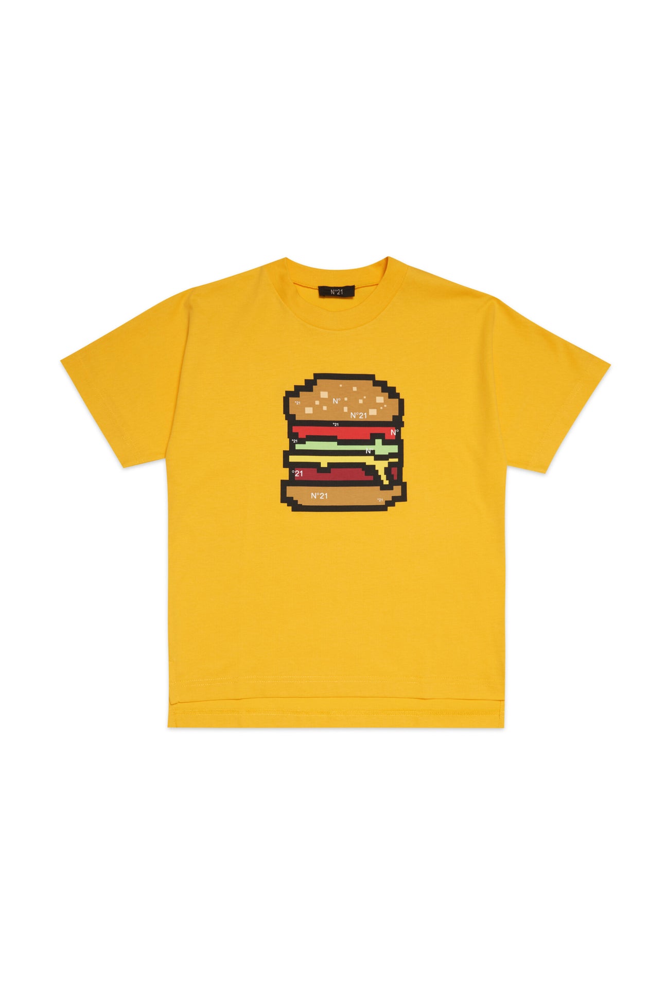 T-shirt con grafica hamburger 