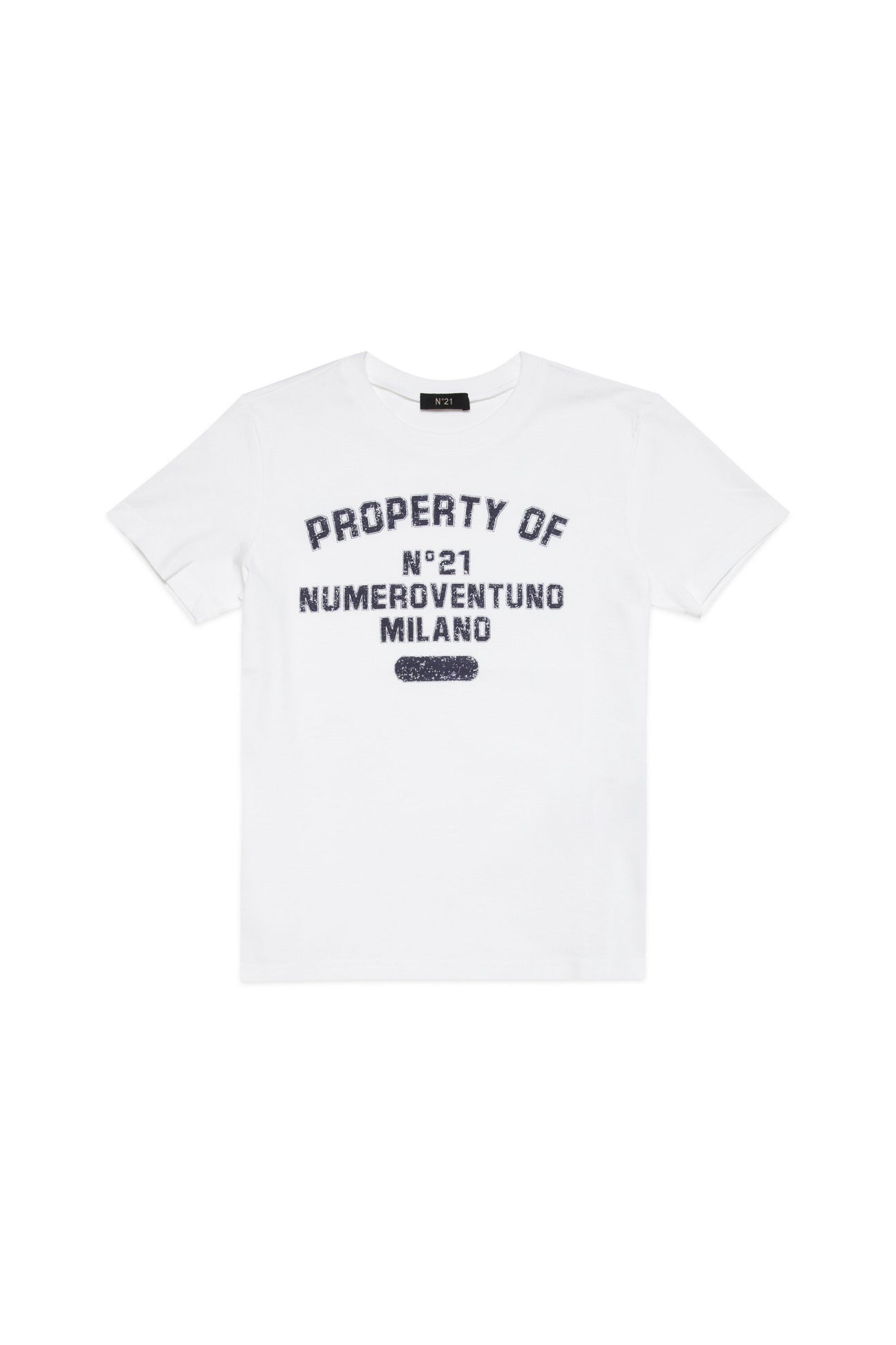 Camiseta con marca Property of N°21 