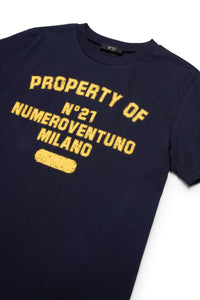 T-shirt con logo Property of N°21