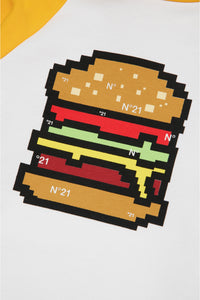 Sudadera con capucha y gráficos de hamburguesas