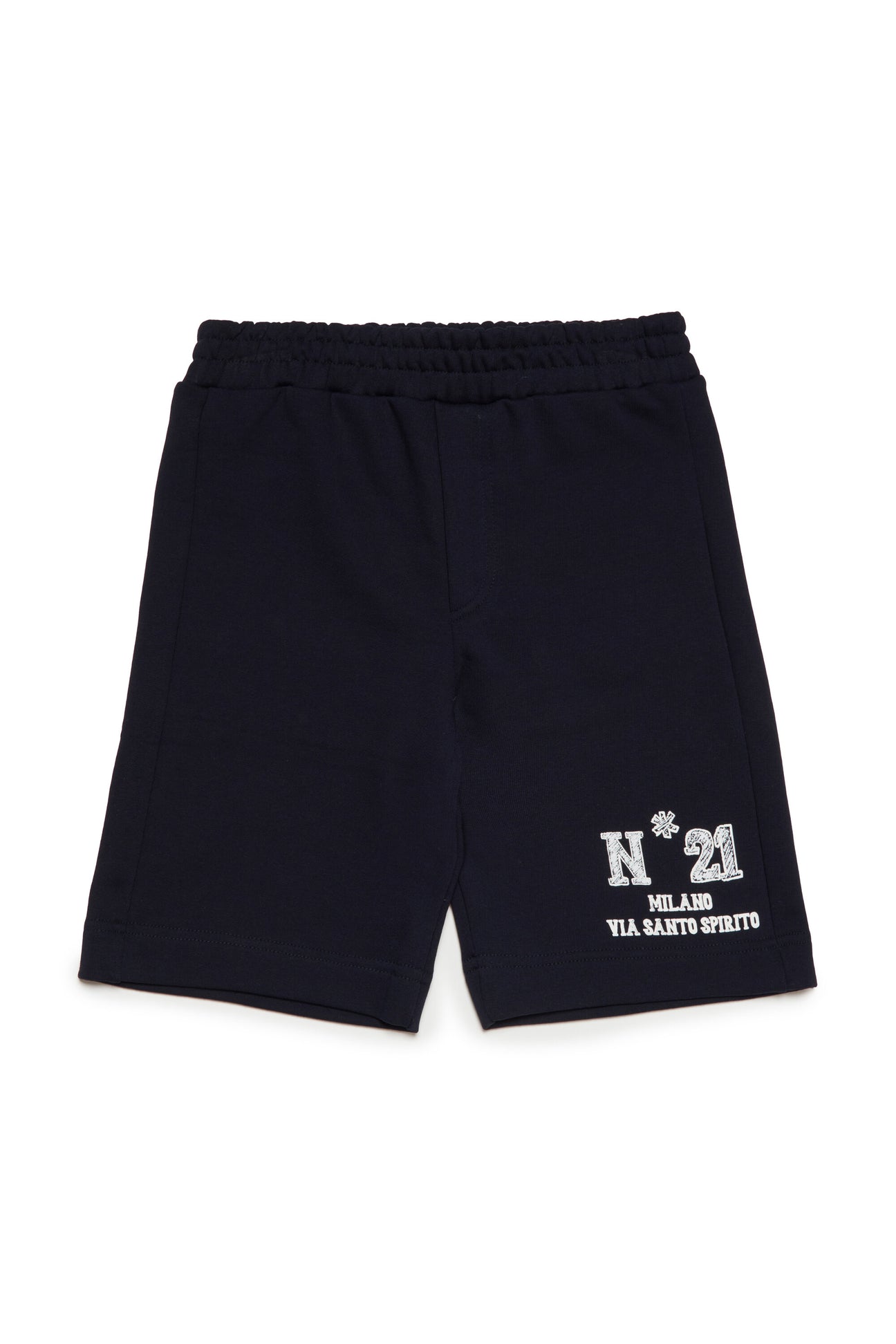 Pantalones cortos en chándal con logotipo N°21 Milano Pantalones cortos en chándal con logotipo N°21 Milano