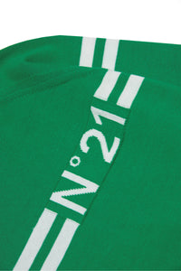 Jersey de cuello redondo con logotipo incrustado