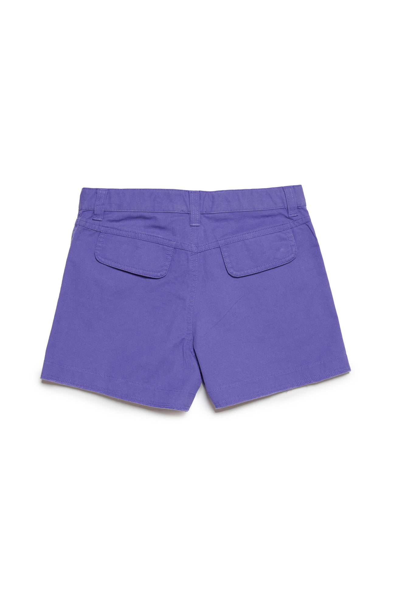 Gabardine shorts with jewel buttons Gabardine shorts with jewel buttons