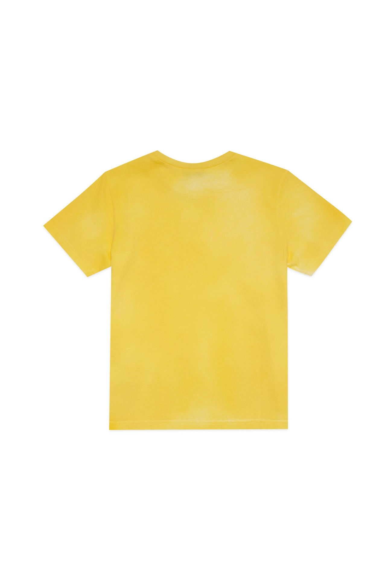 T-shirt con logo effetto pennellata T-shirt con logo effetto pennellata