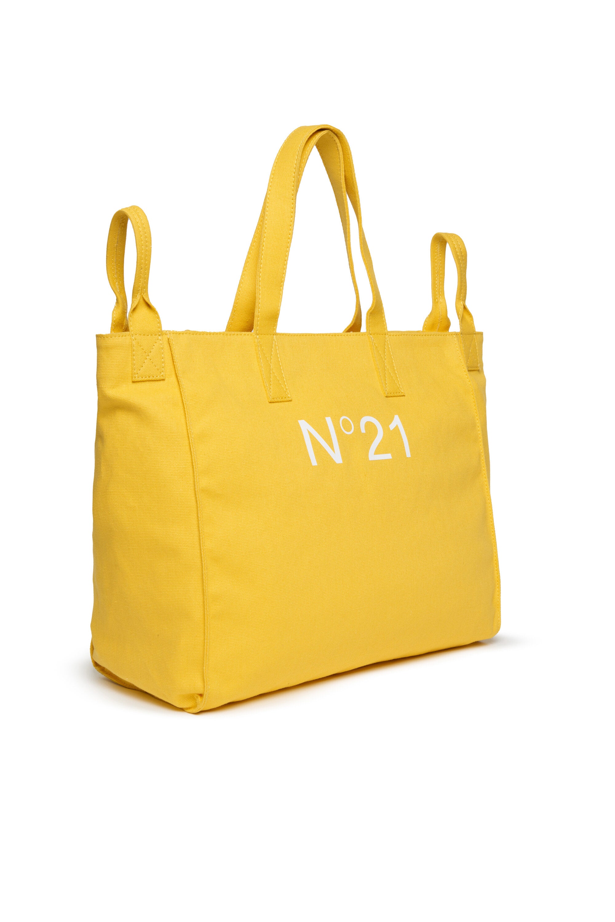 Branded canvas shopper bag