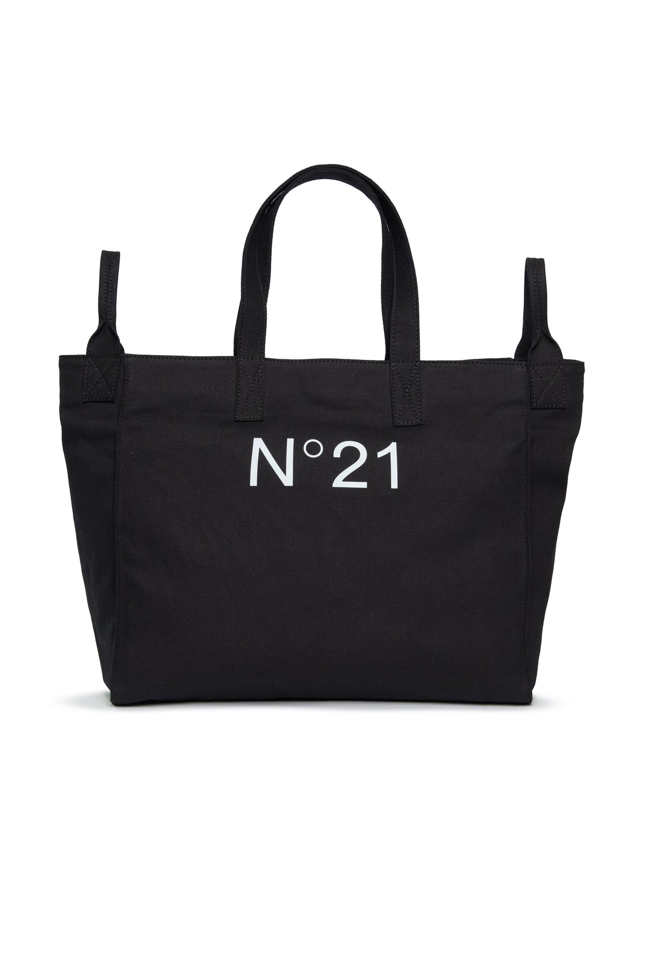 Branded canvas shopper bag 