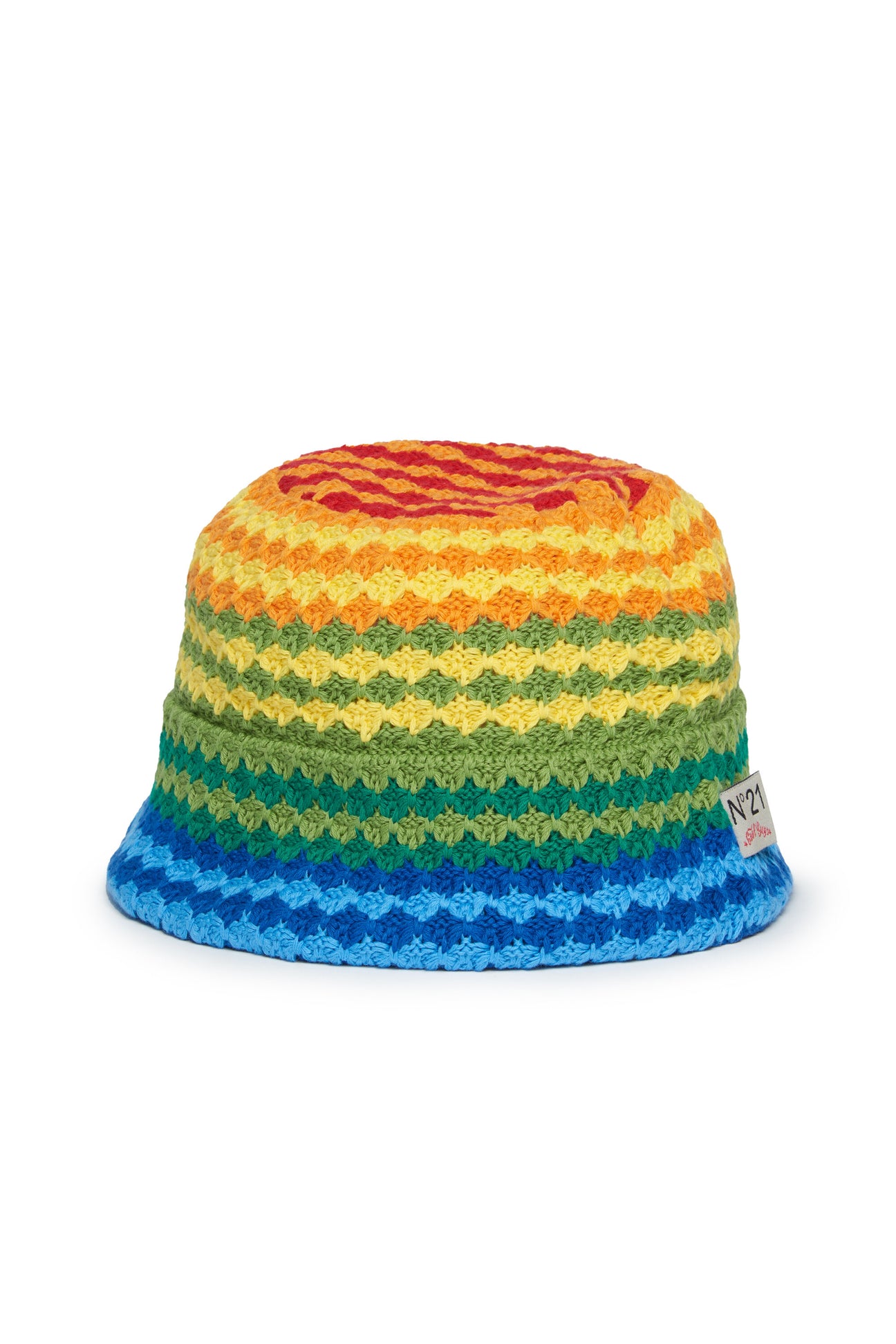 Gorro de punto crochet Rainbow Gorro de punto crochet Rainbow