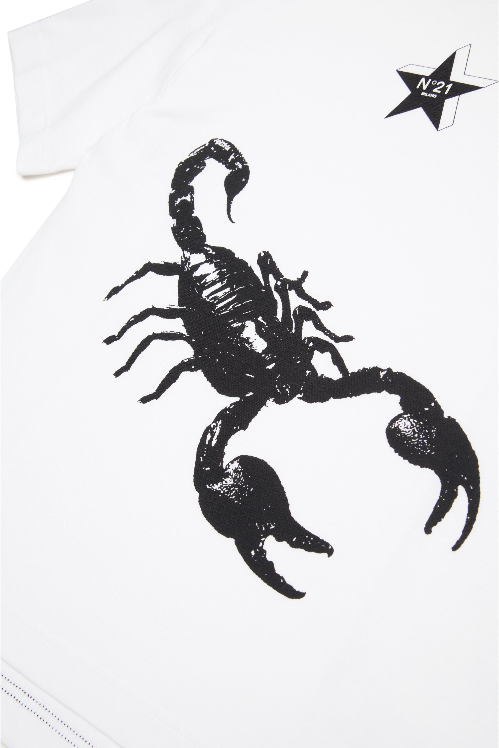 Oversized T-shirt with scorpion