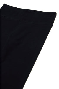 Pantaloni leggings in jersey stretch con logo