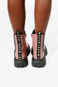 Stivaletti Chelsea Boots con elastici colorati