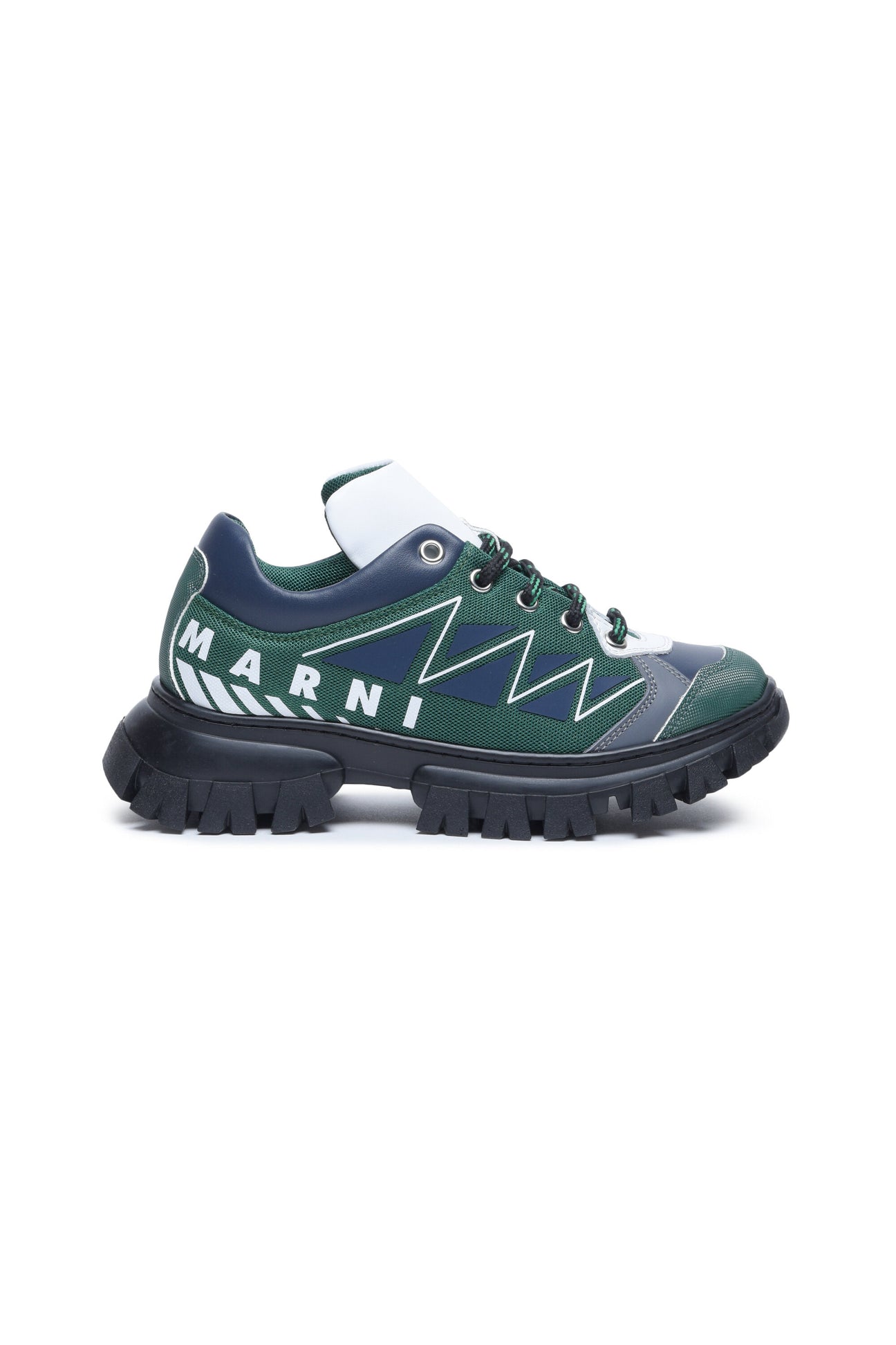 Urban hiking sneakers with maxi logo 