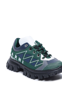 Scarpe sneakers urban hiking con maxi-logo