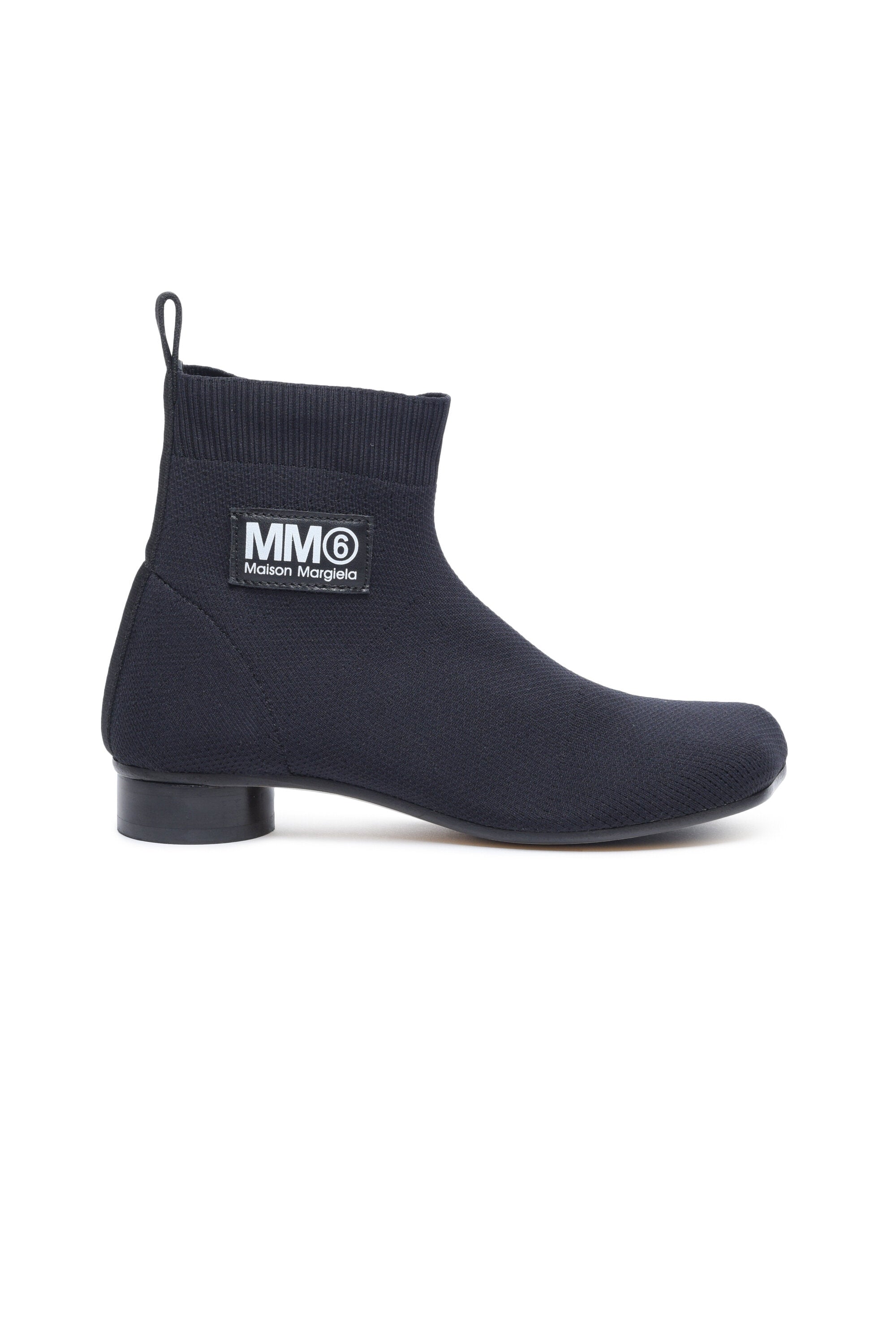 Classic anatomical knitted ankle boots with logo