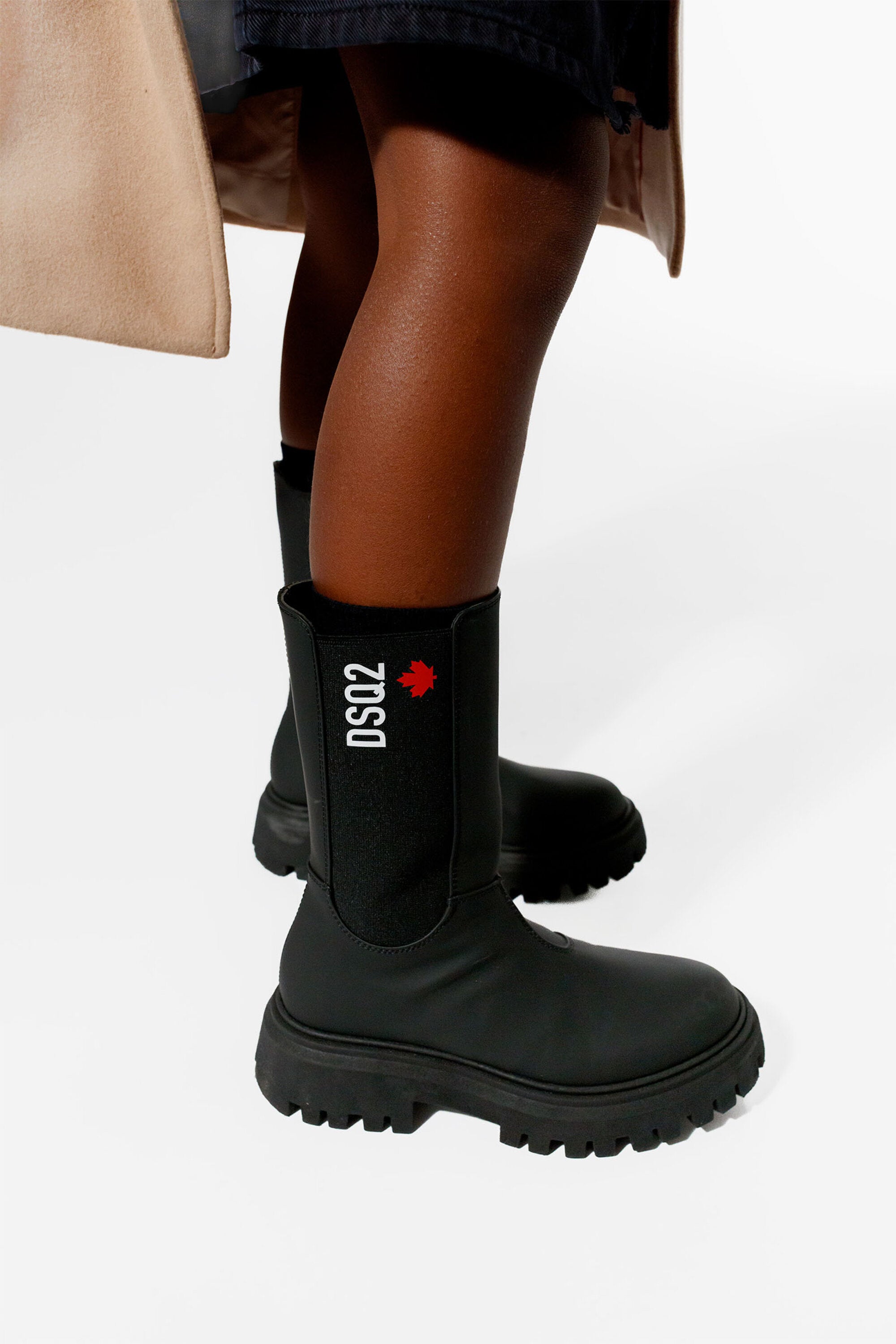 High Chelsea Boots with logo