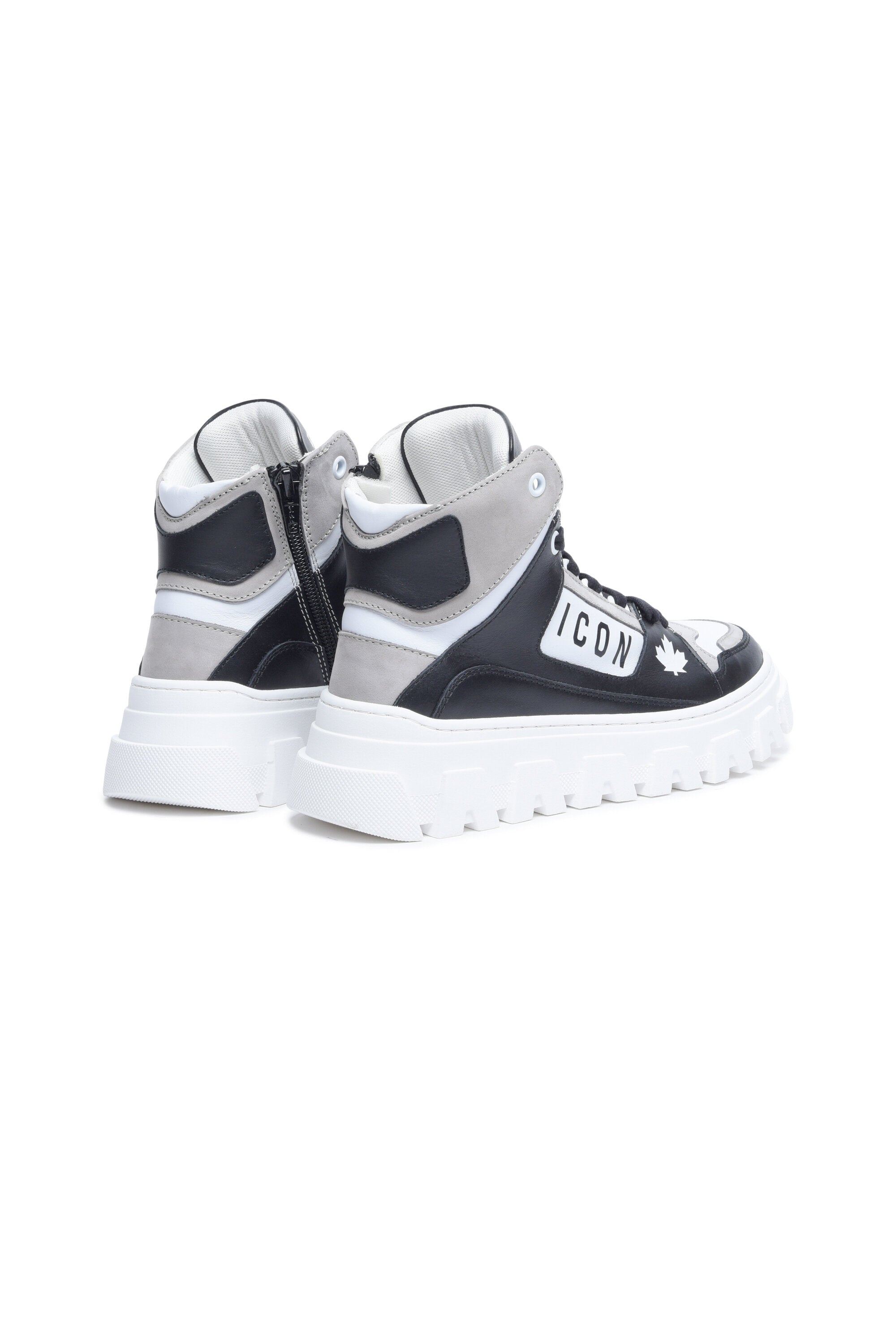 High top sneakers with logo Icon