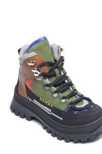 Logo hiking boots