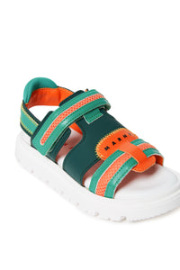Gladiator sandals with platform sole