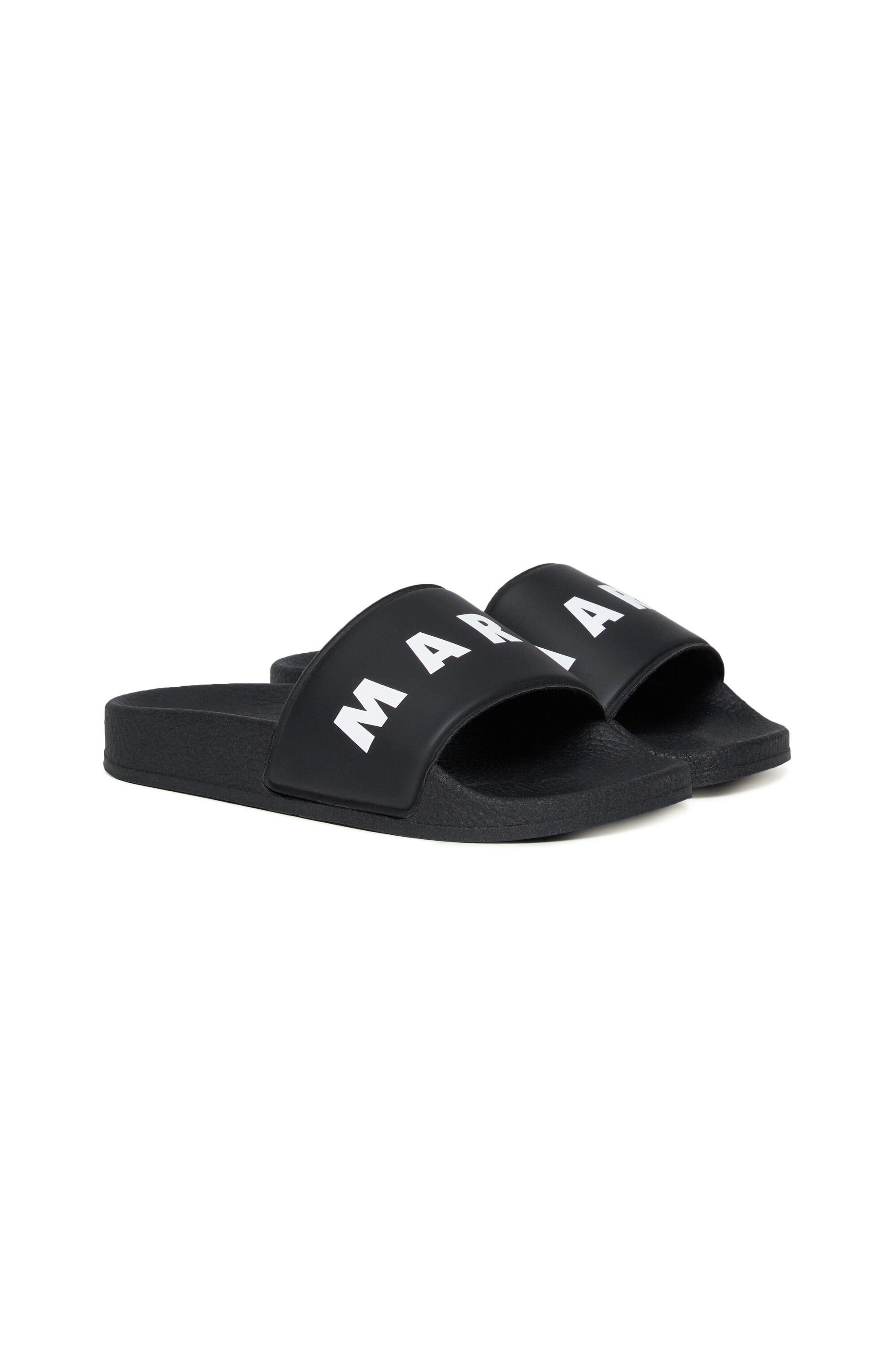Branded slide slippers