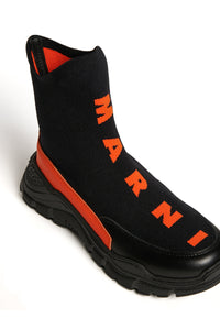 Sock trainers with maxi logo