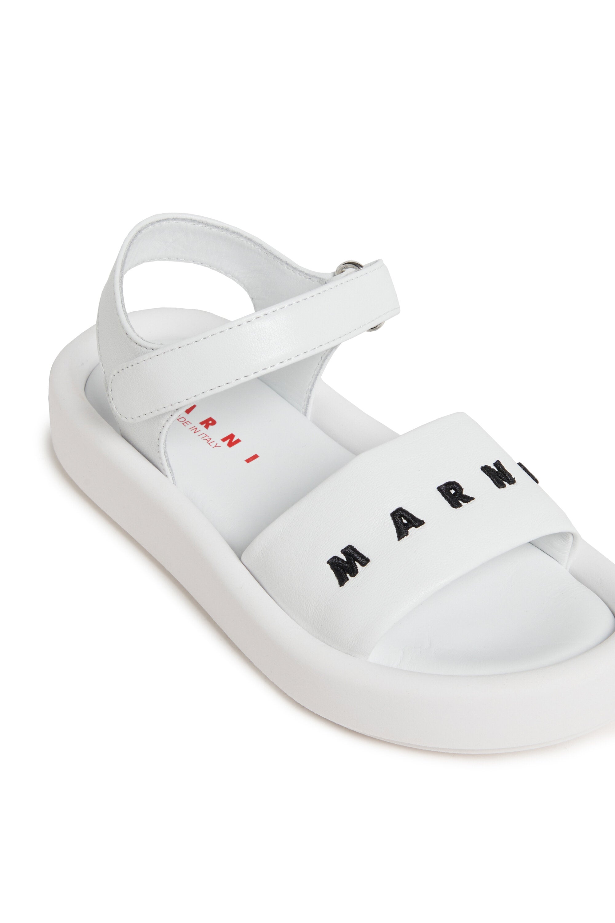 Sandali in pelle con suola chunky