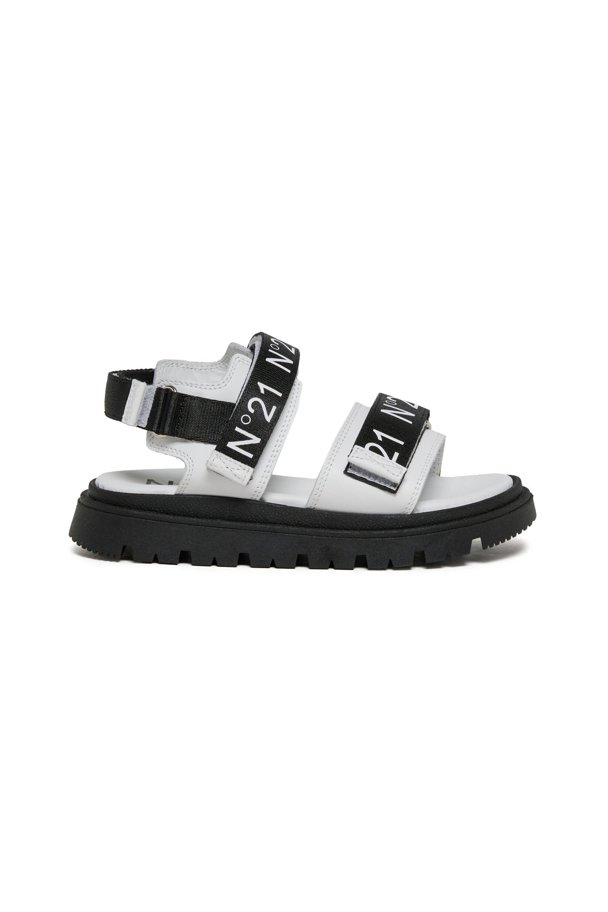 Sandalias de plataforma con correas con logotipo