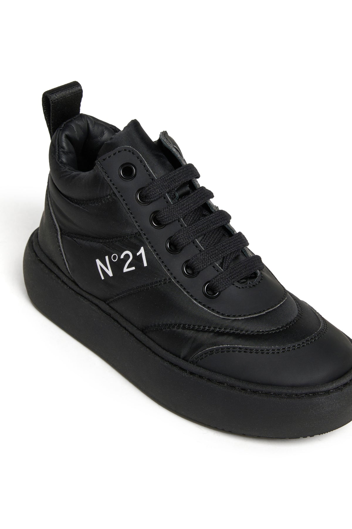 Sneakers mid imbottite con logo