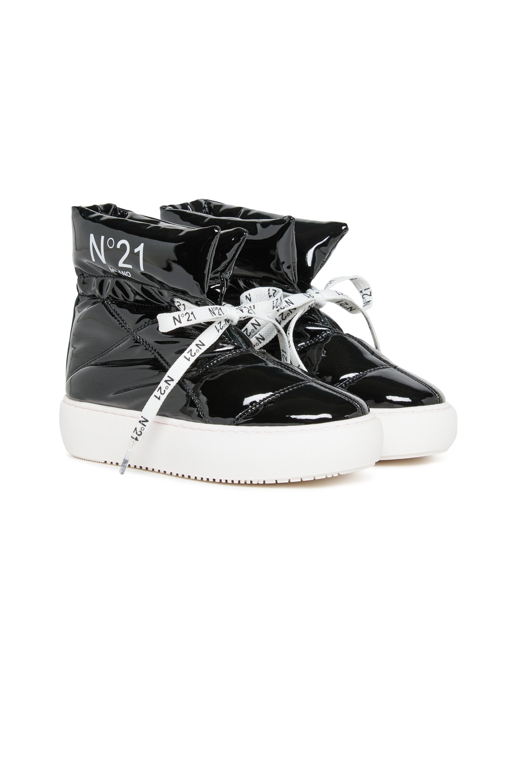 Gepolsterte Schneestiefel mit Logo