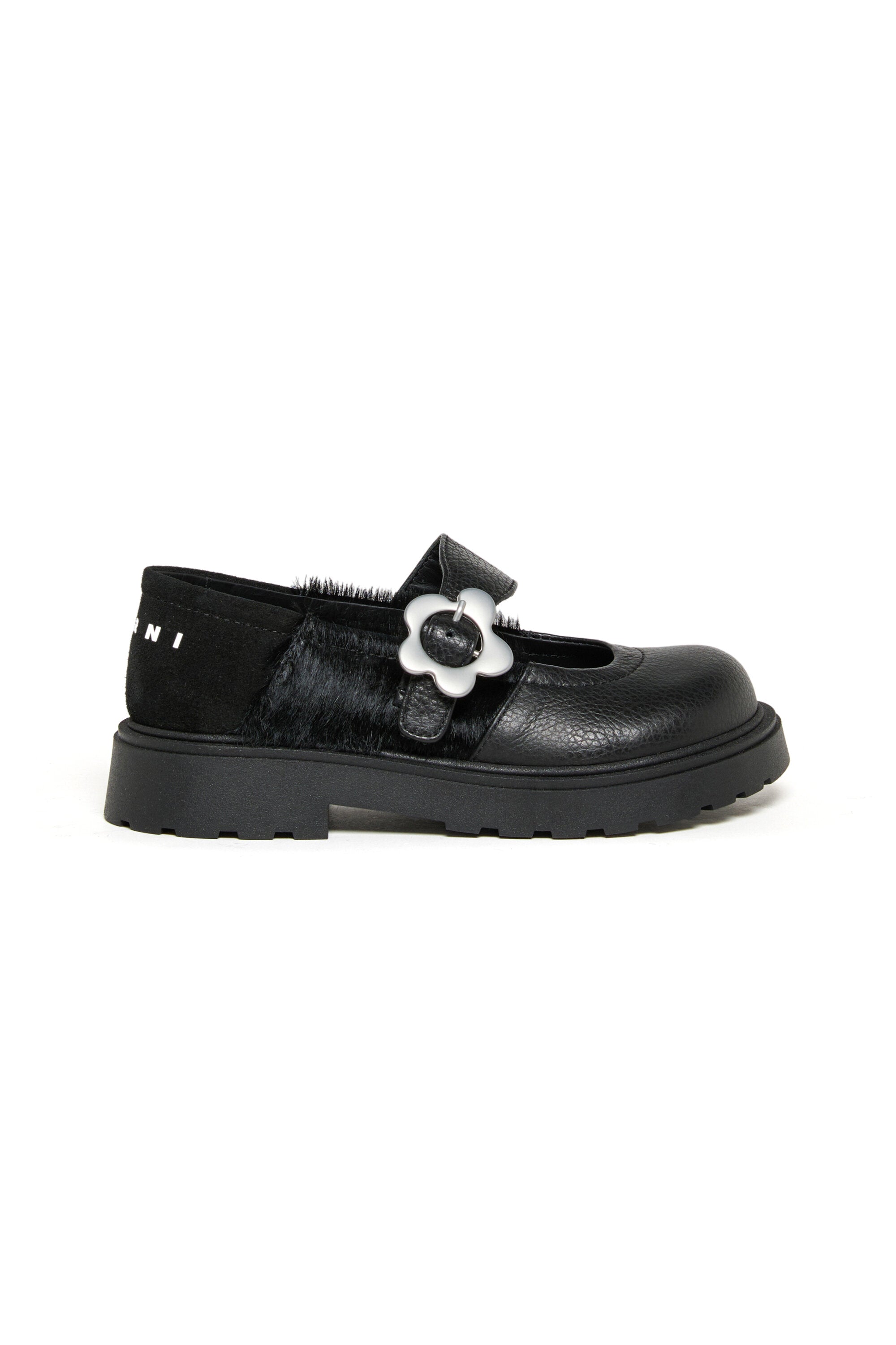 Scarpe Mary Jane con fibbia a fiore