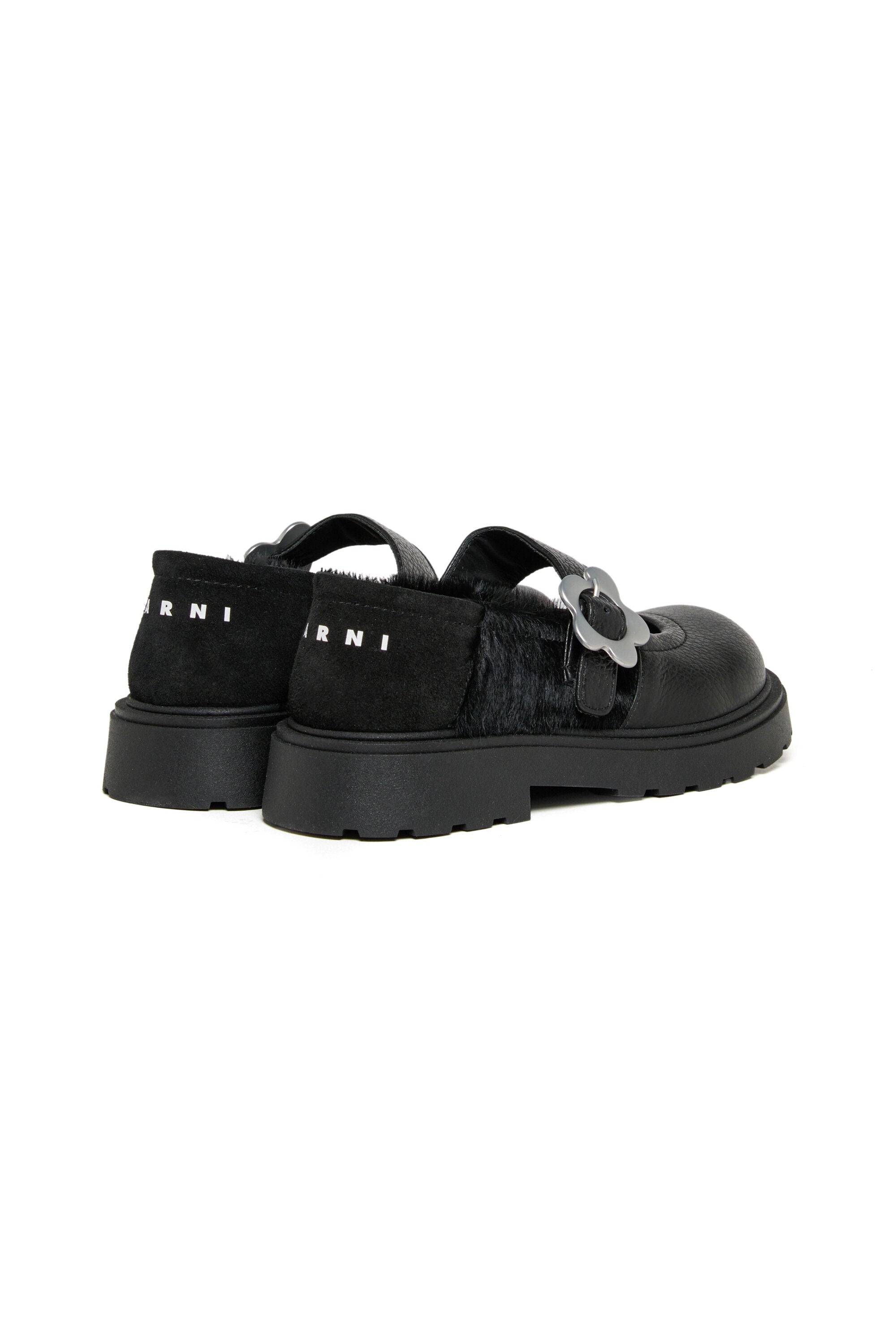Scarpe Mary Jane con fibbia a fiore