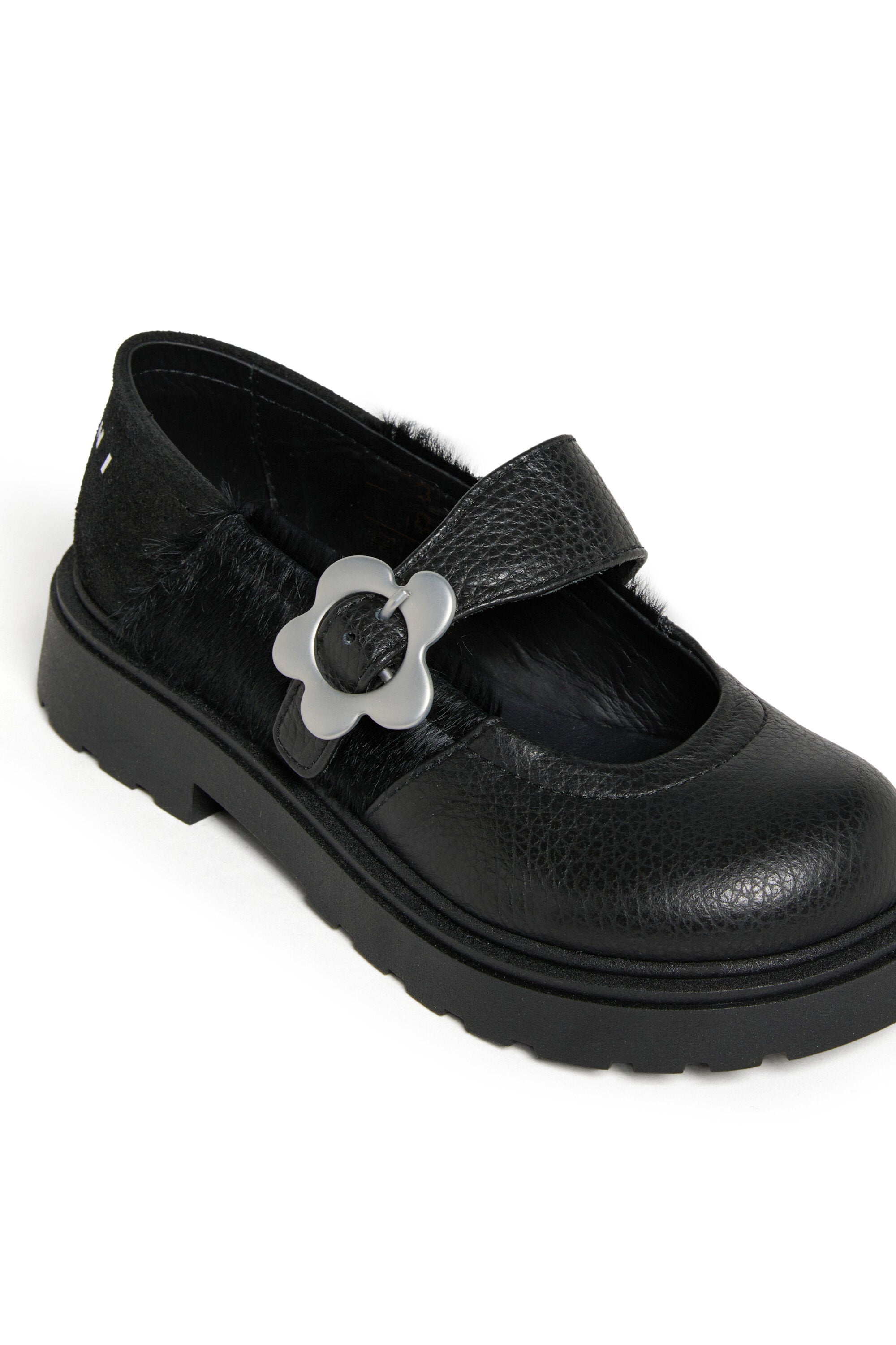 Scarpe Mary Jane con fibbia a fiore