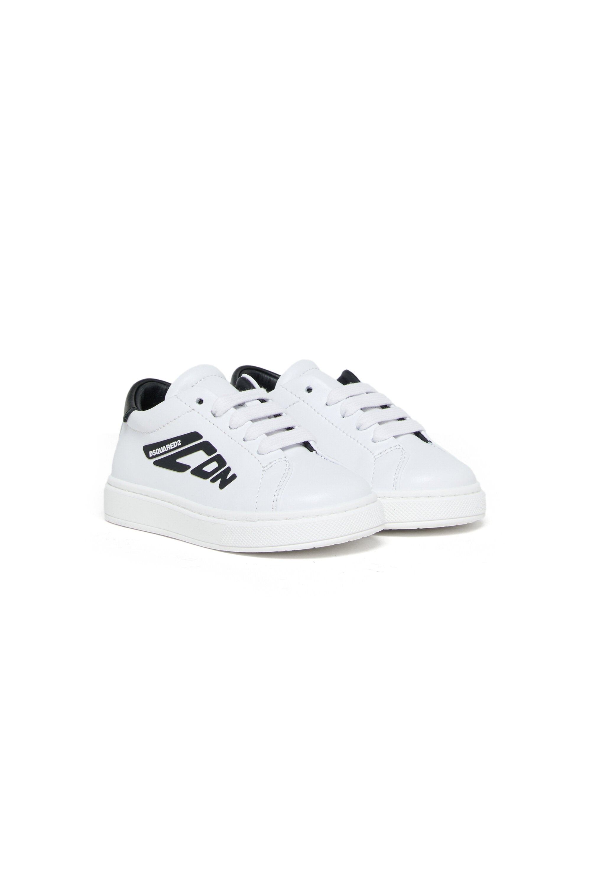 Sneakers basse in pelle con logo Icon