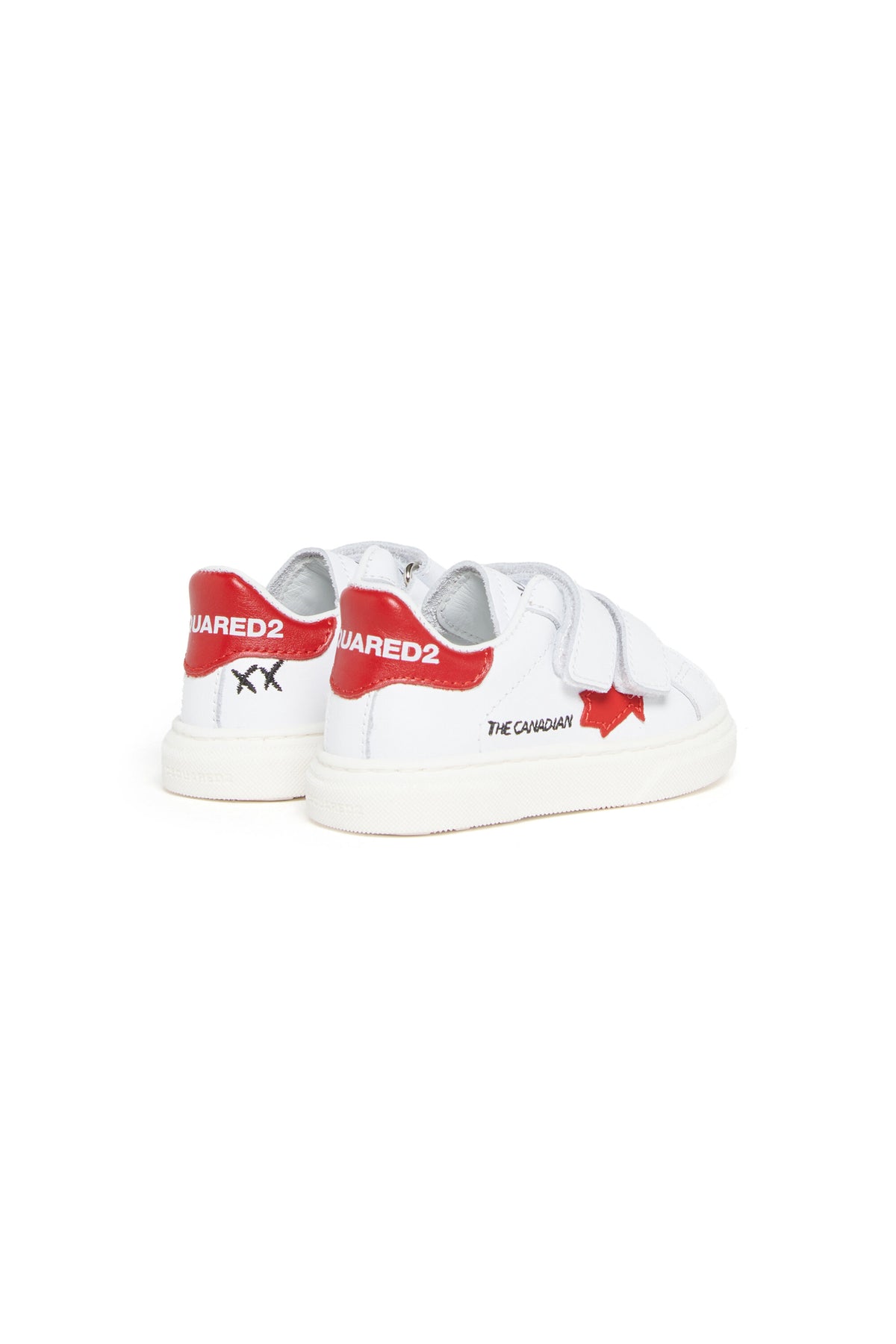 Niedrige Sneakers aus Leder mit Maple Leaf