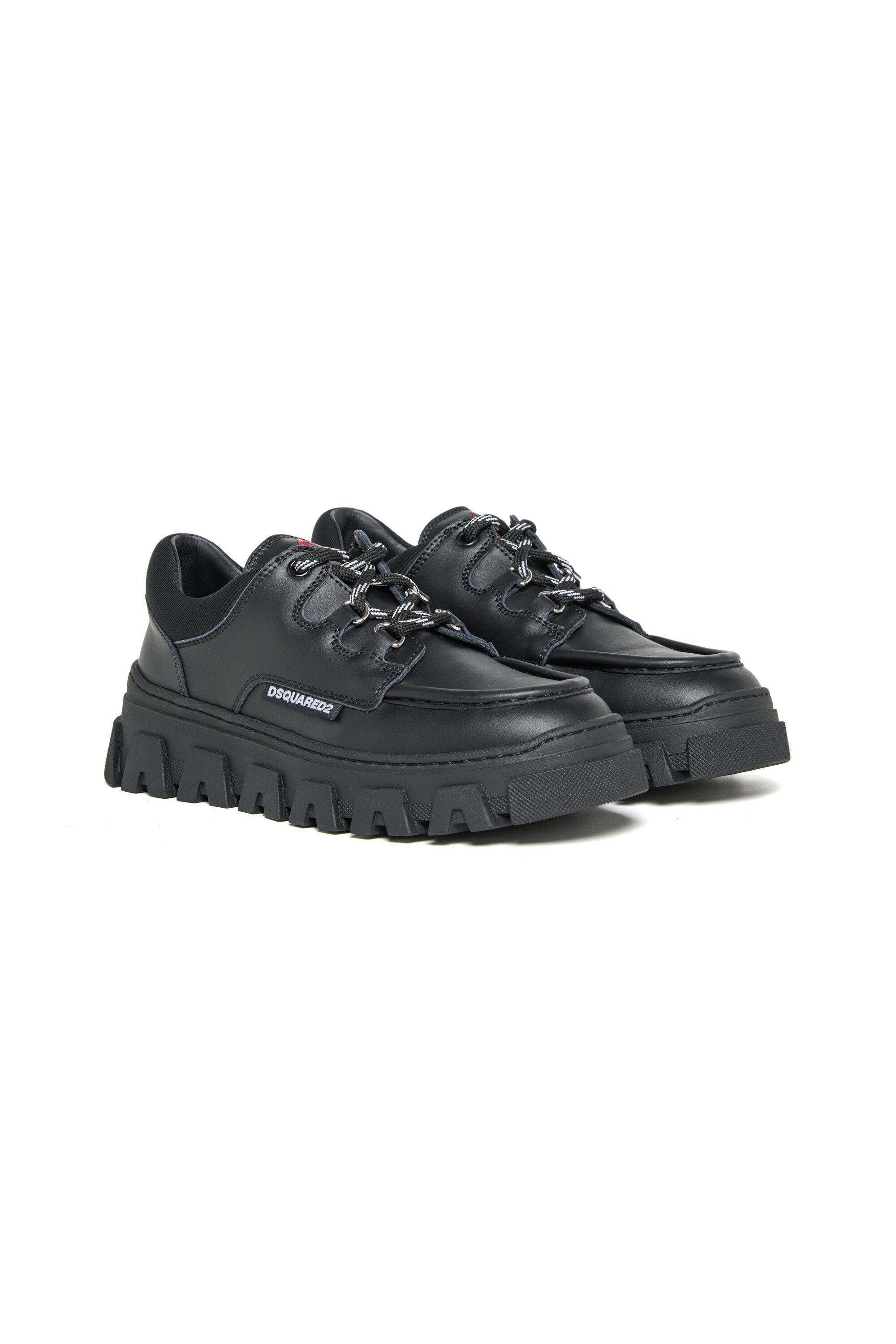Chaussures à lacets avec semelles épaisses