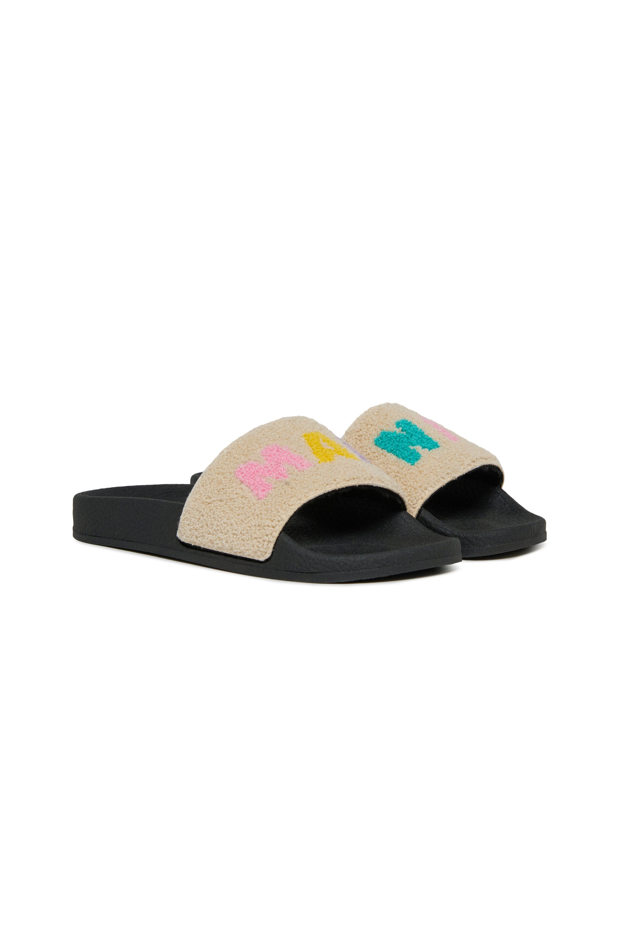 Mules slides avec logo