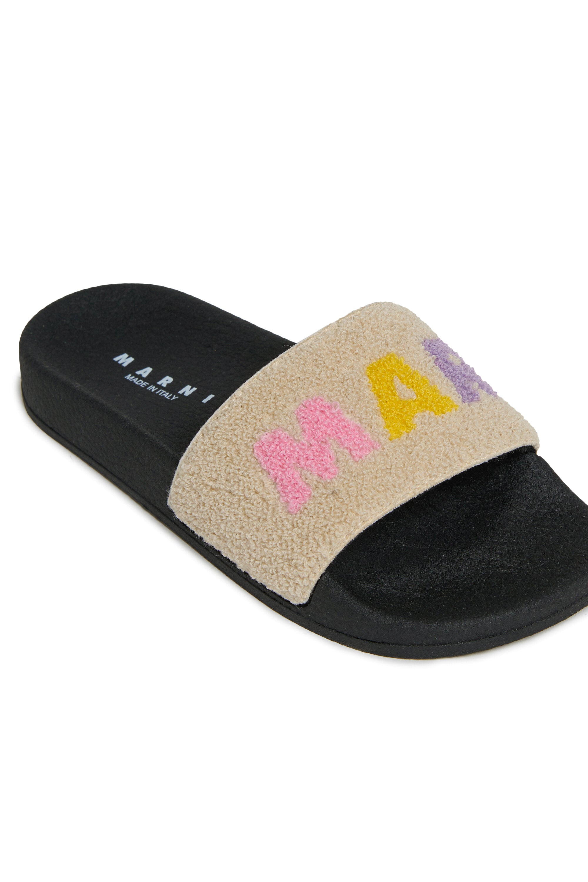 Mules slides avec logo