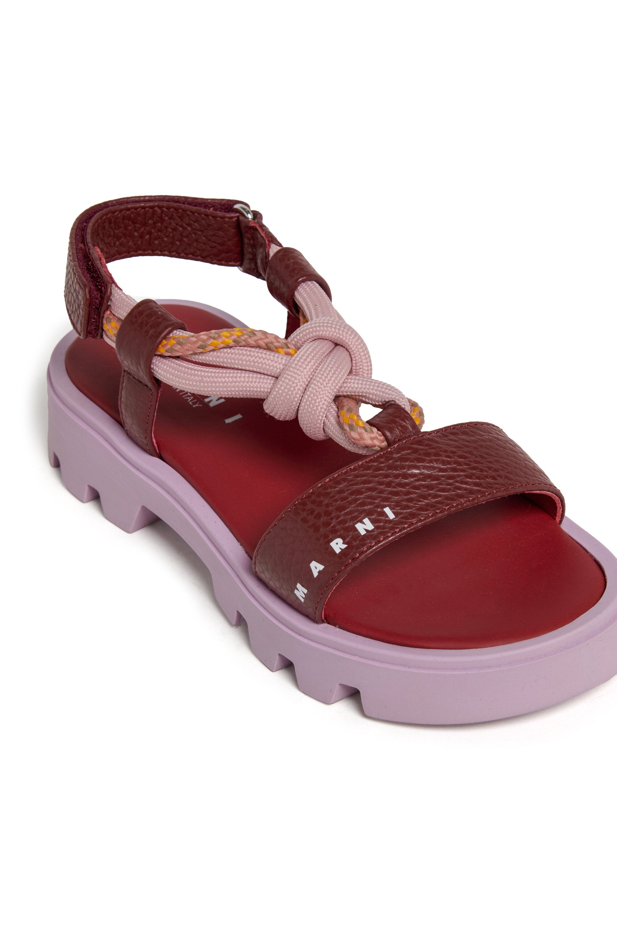 Sandals with logo