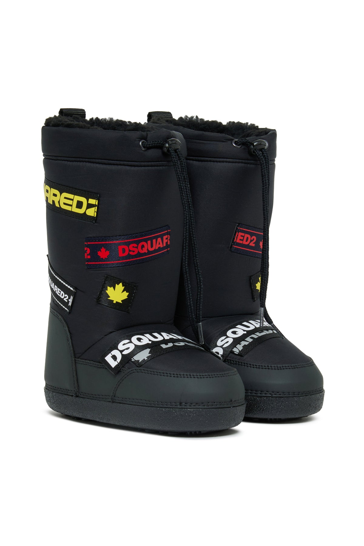 Hohe Schneestiefel mit Logo