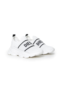 Serendipity white low sock sneakers
