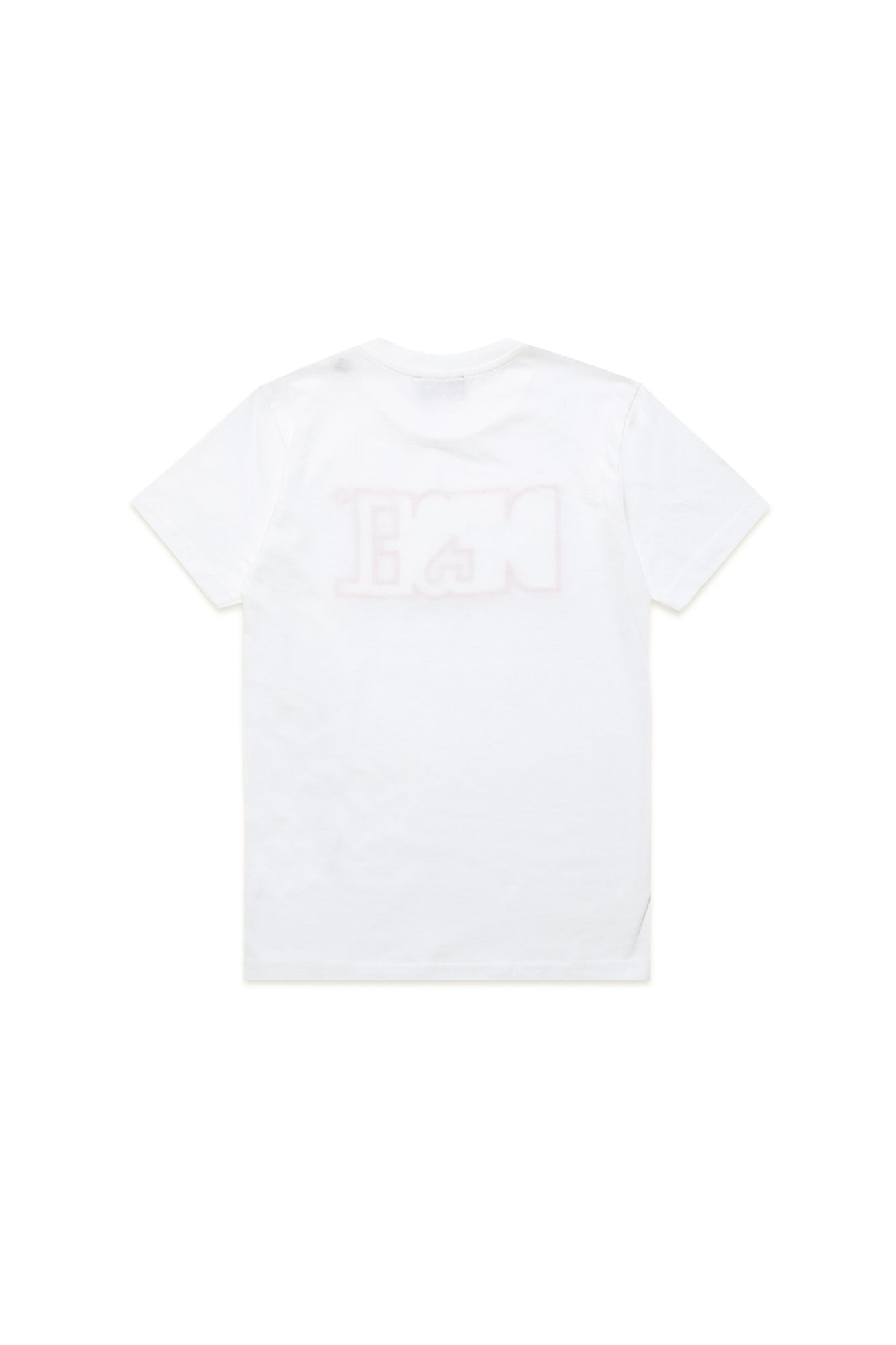 T-shirt bianca con applicazione logo Diesel T-shirt bianca con applicazione logo Diesel