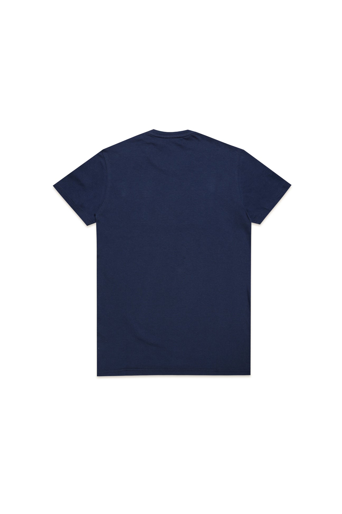 T-shirt blu scuro con applicazione logo Diesel T-shirt blu scuro con applicazione logo Diesel