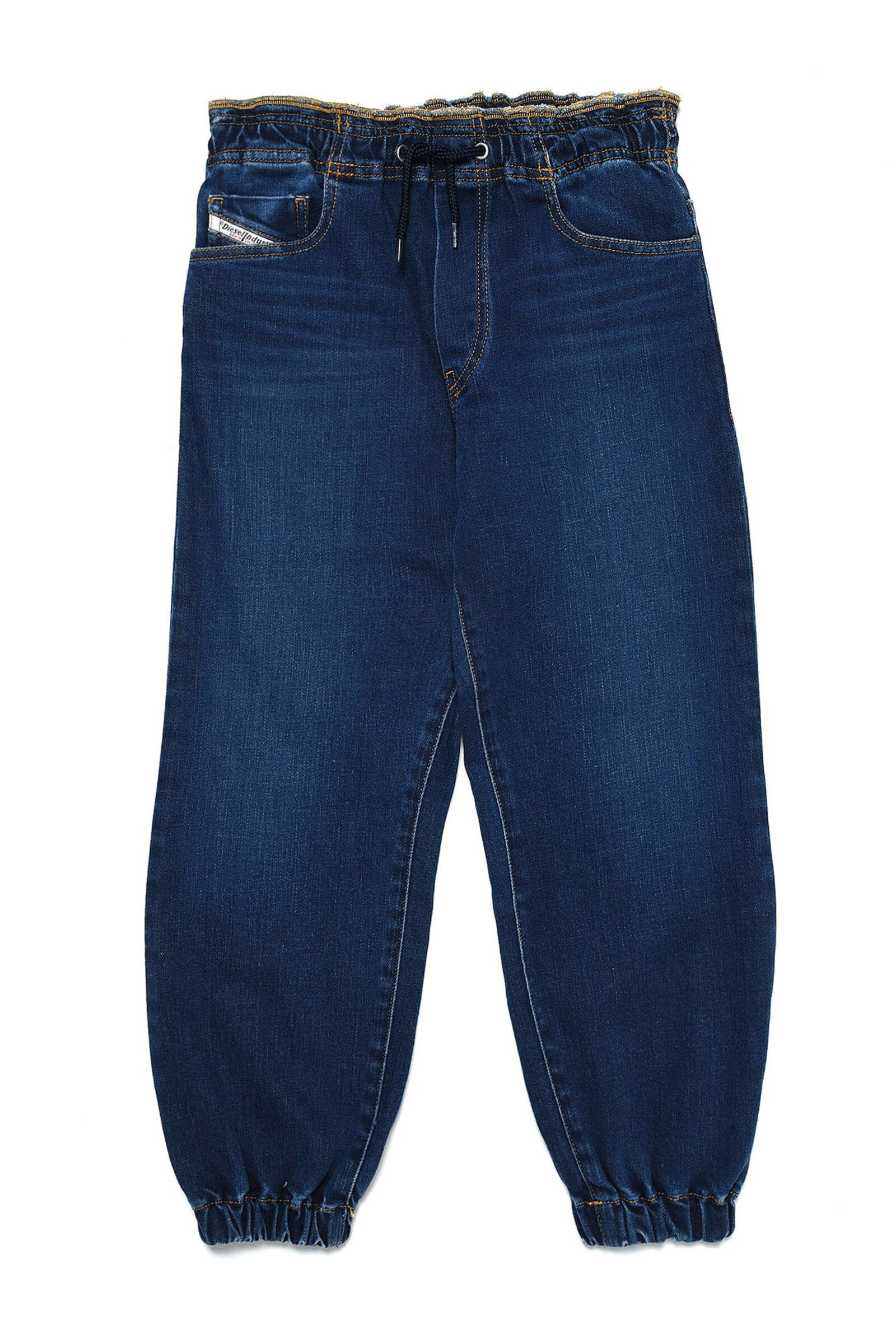 D-Mauri Straight Jeans blu dalla linea morbida 