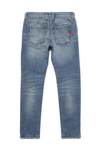 Jeans 1979 Sleenker Skinny blu chiaro effetto used 