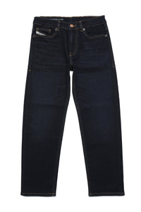 Jeans 2010 straight dark blue vintage effect