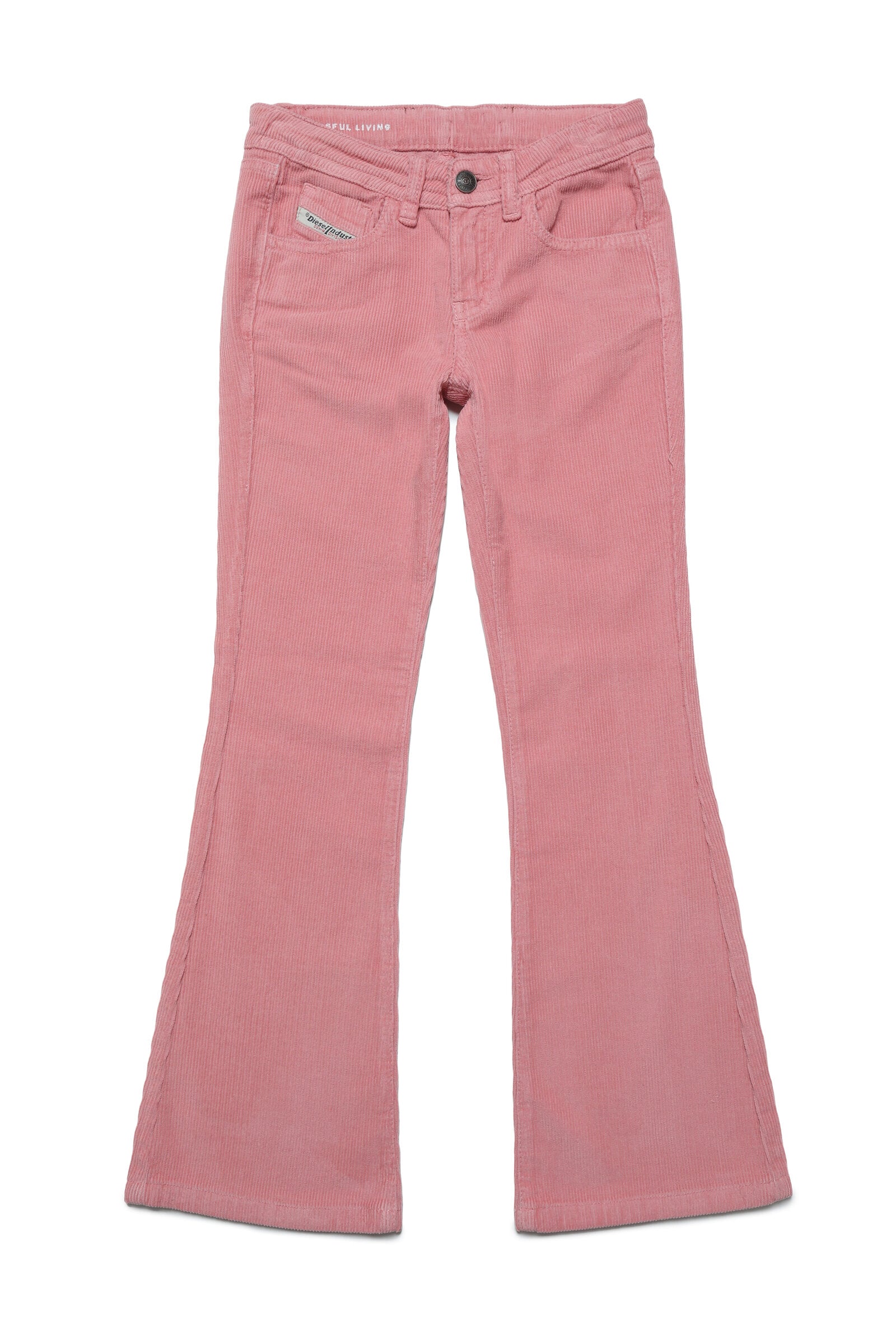 Jeans 1969 D-Ebbey bootcut in pink velvet