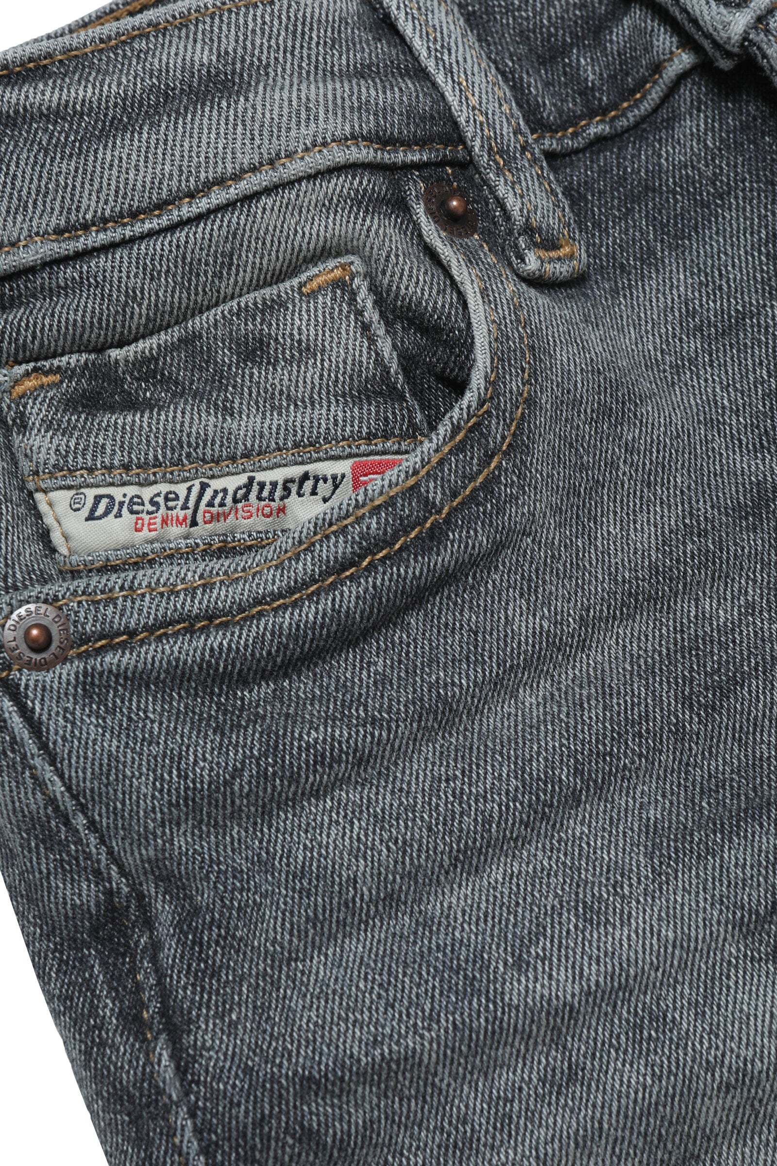 Jeans 1978 flare gray marbled effect