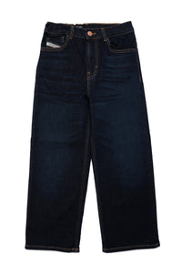 Jeans 2000 flare dark blue vintage effect