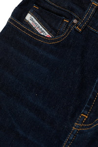 Jeans 2000 flare dark blue vintage effect